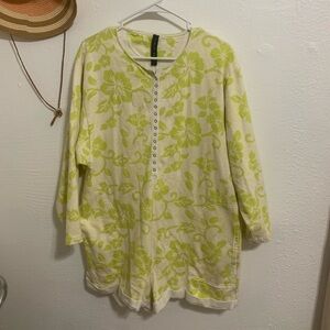 Urban Outfitters Out from Under Hibiscus Romper Size M EUC